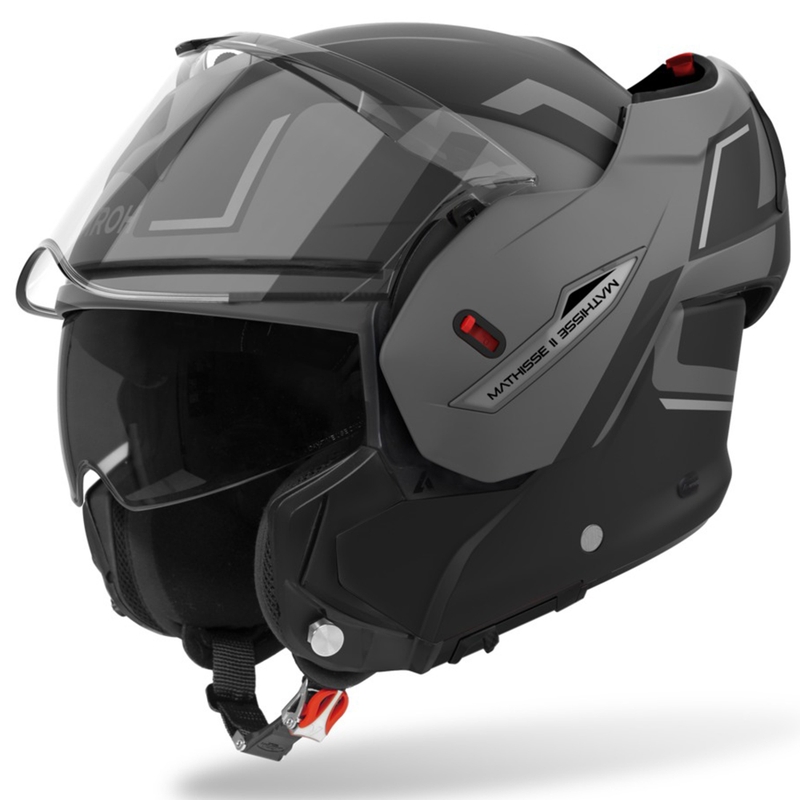 Airoh Mathisse 2 Genius mattaharmaa flip-up moottoripyöräkypärä