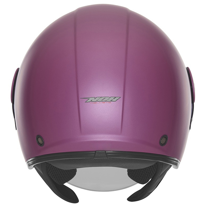 Avoin moottoripyöräilykypärä NOX N182 matta vaaleanpunainen