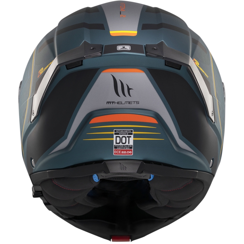 MT Atom 2 SV Destiny flip-up moottoripyöräilykypärä matta vihreä-musta