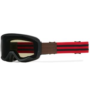 Motocross lasit iMX Endurance Rust musta-punainen savu plexillä