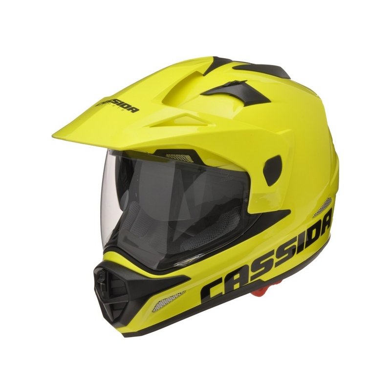 Enduro přilba na motorku Cassida Tour fluo žlutá výprodej