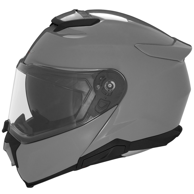 Avattava moottoripyöräkypärä NOX N967 harmaa