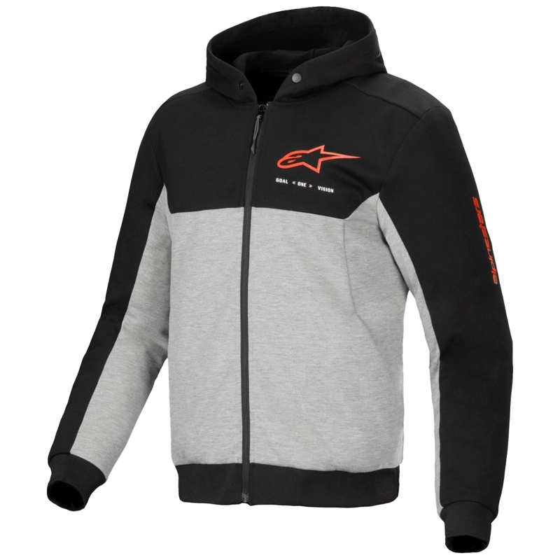 Alpinestars Chrome V2 Sport Musta ja harmaa Moottoripyöräily huppari