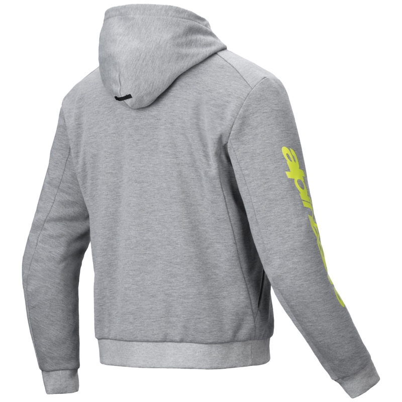 Alpinestars Chrome V2 Sport harmaa ja keltainen moottoripyöräily huppari