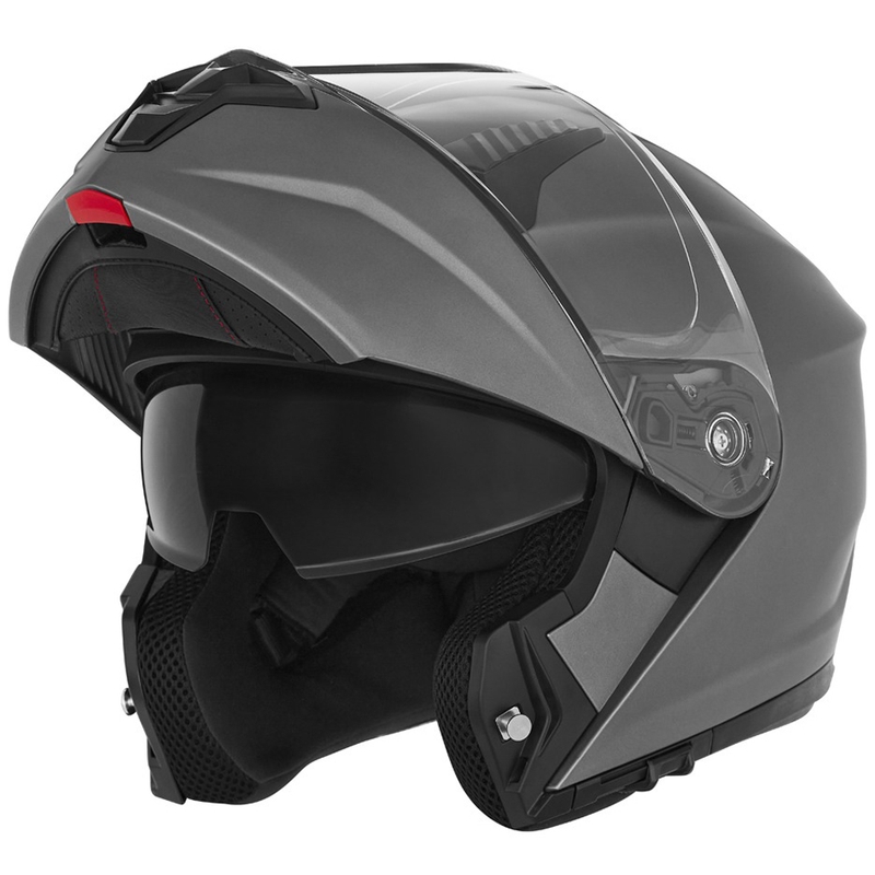NOX N968 moottoripyöräilykypärä titaani