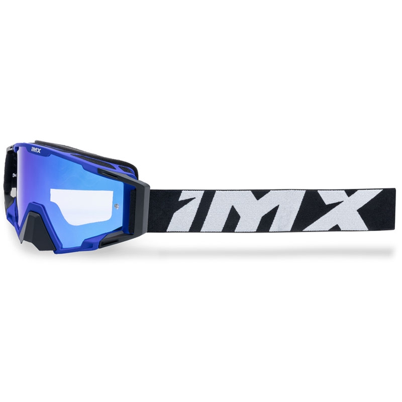 Motocross lasit iMX Sand musta-sininen iridium plexi silmälasilla