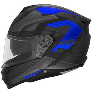 Integroitu moottoripyöräilykypärä NOX N304S CARVER matta musta-sininen