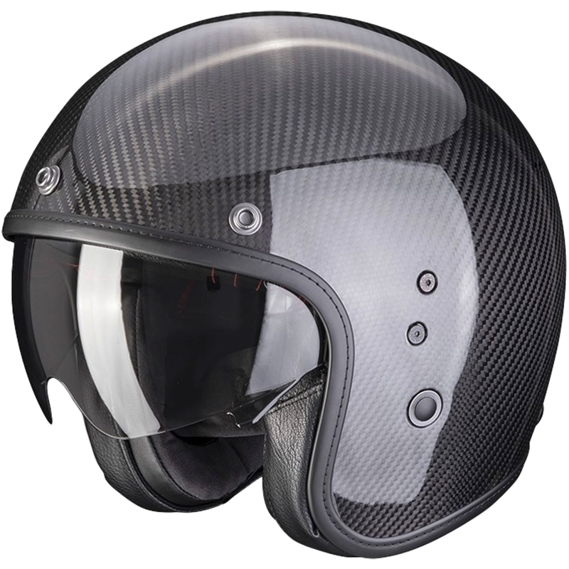 Avoin kypärä Scorpion Belfast Evo Carbon Musta