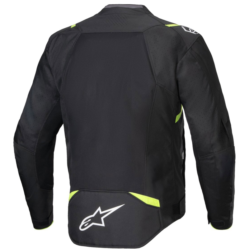 Alpinestars T-SPS Air V2 musta-fluo-keltainen moottoripyöräily takki