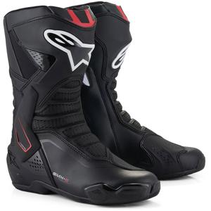 Alpinestars SMX-6 3 musta ja punainen moottoripyöräsaappaat