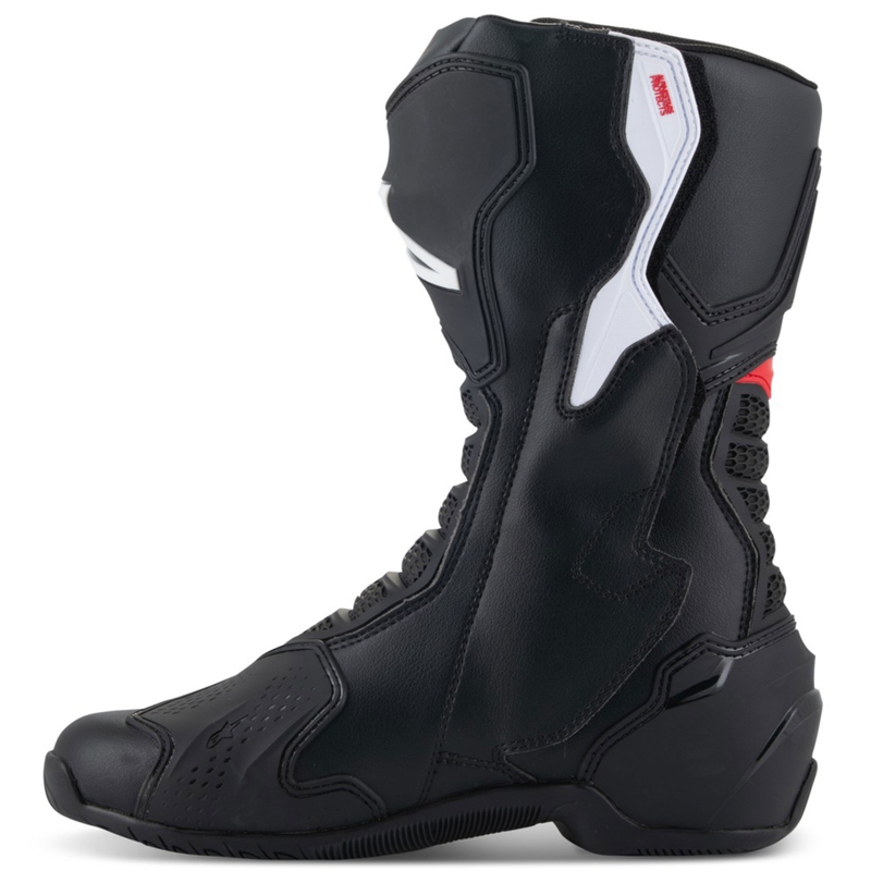 Alpinestars SMX-6 3 musta ja punainen moottoripyöräsaappaat
