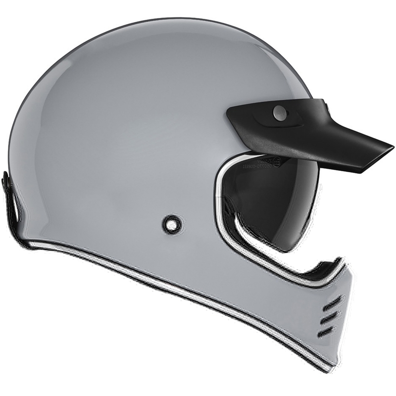 Integroitu moottoripyöräkypärä NOX PREMIUM SEVENTY II harmaa