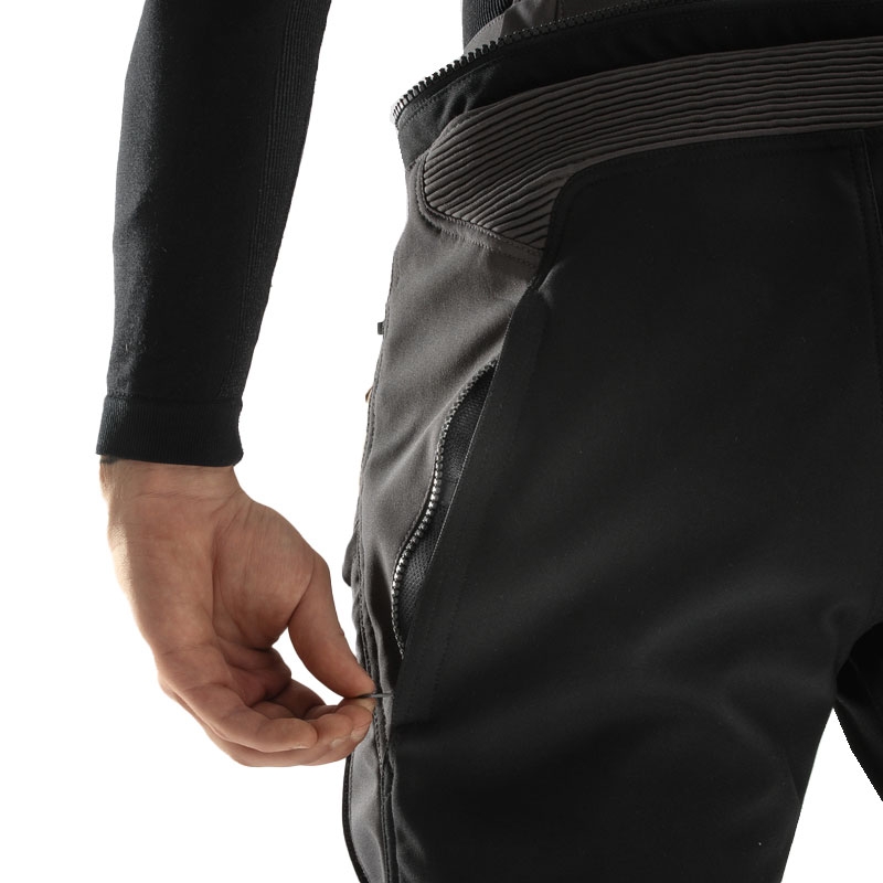 Rebelhorn Hardy 3.0 Moottoripyöräilyhousut Beige-harmaa-punainen