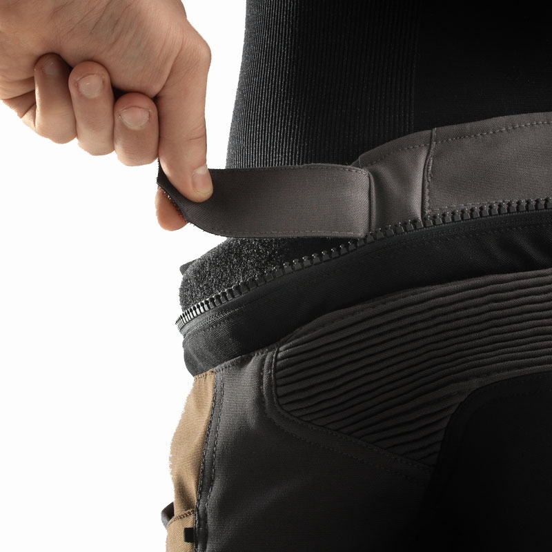 Rebelhorn Hardy 3.0 Moottoripyöräilyhousut Beige-harmaa-punainen