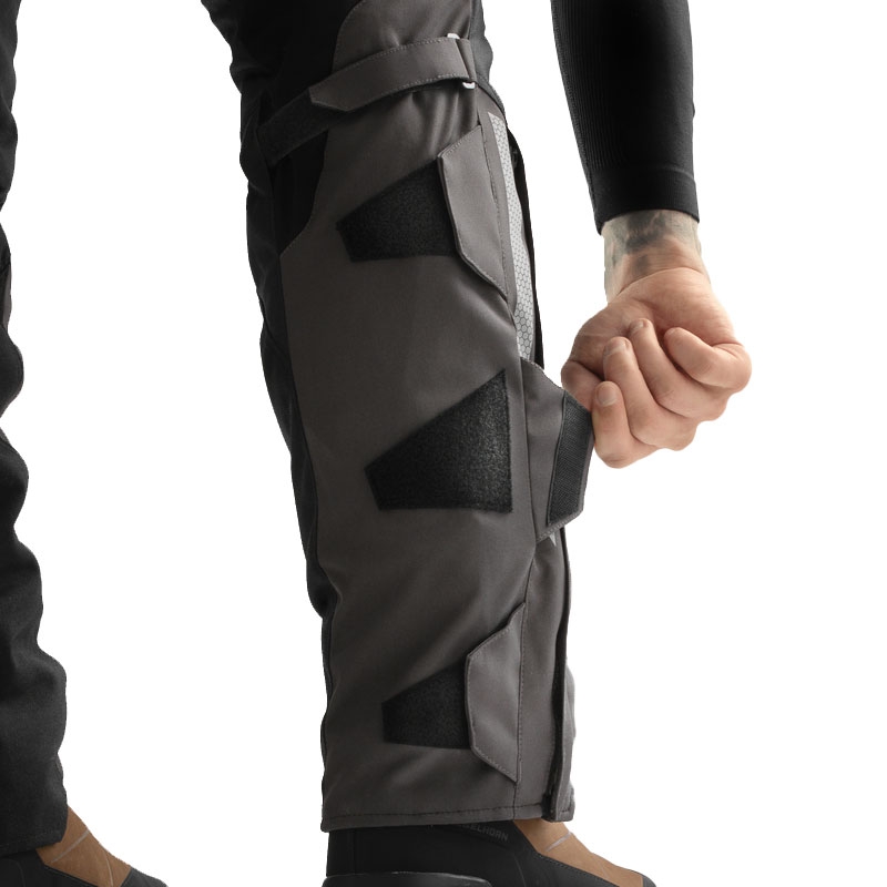 Rebelhorn Hardy 3.0 Moottoripyöräilyhousut Beige-harmaa-punainen