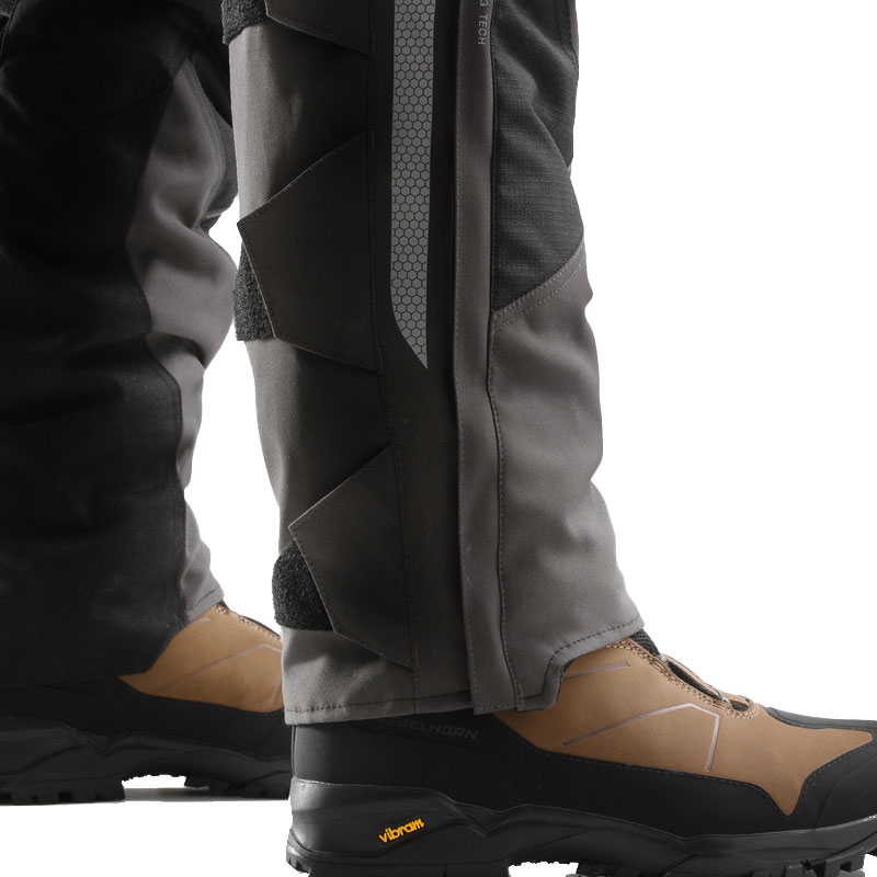 Rebelhorn Hardy 3.0 Moottoripyöräilyhousut Beige-harmaa-punainen