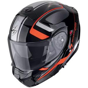 Modulaarinen moottoripyöräkypärä Scorpion EXO-930 EVO ARDENS metallinen musta-punainen