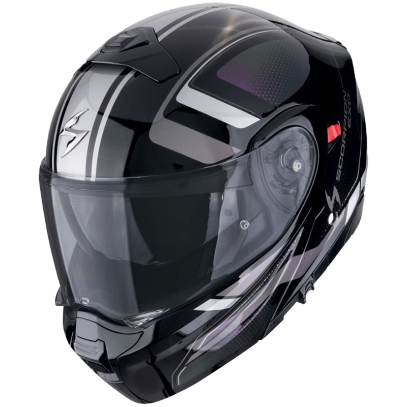 Modulaarinen moottoripyöräkypärä Scorpion EXO-930 EVO ARDENS musta kameleontti