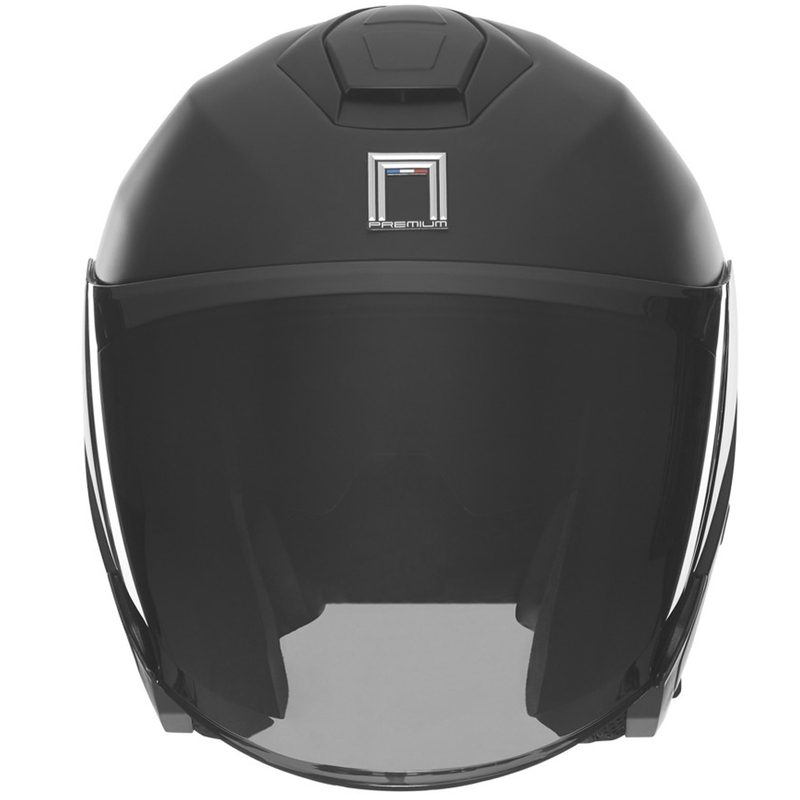 Avoin moottoripyöräilykypärä NOX PREMIUM SPY mattamusta