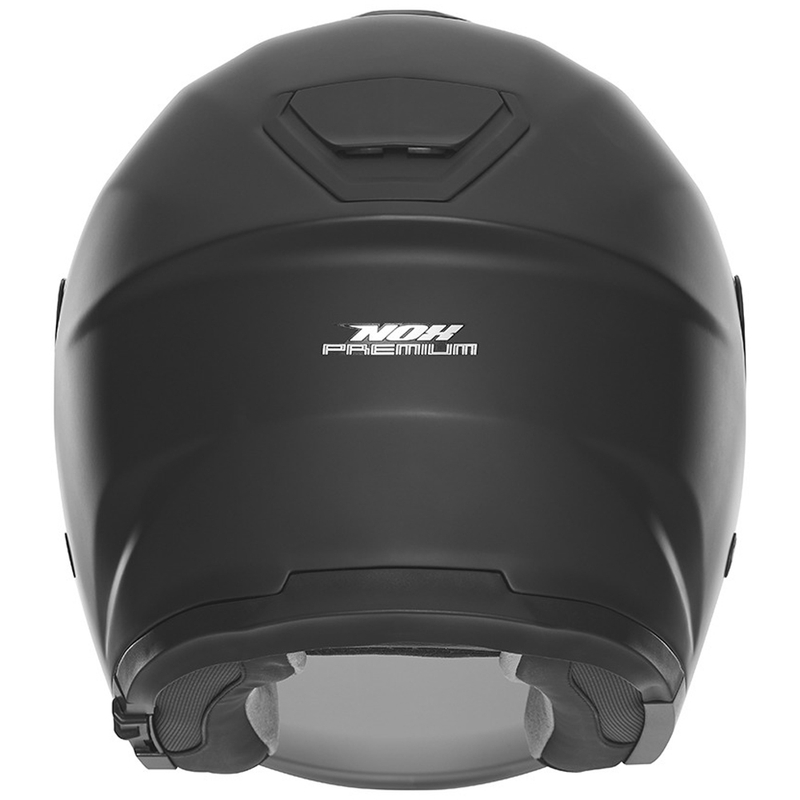 Avoin moottoripyöräilykypärä NOX PREMIUM SPY mattamusta