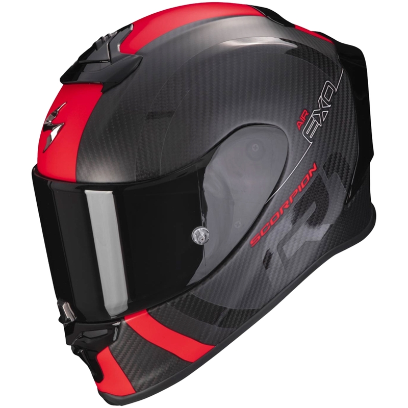 Integroitu kypärä Scorpion EXO-R1 EVO Carbon Air MG musta-punainen