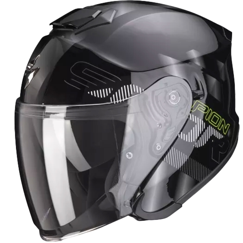 Avoin kypärä Scorpion EXO-S1 Gravity musta-hopea