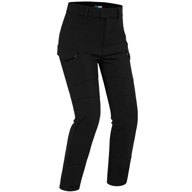 Naisten moottoripyöräfarkut PMJ Sidney musta alennusmyynti