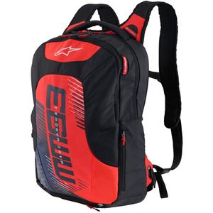 Reppu Alpinestars City Hunter V2 MM93 fluo punainen-sininen-musta-valkoinen
