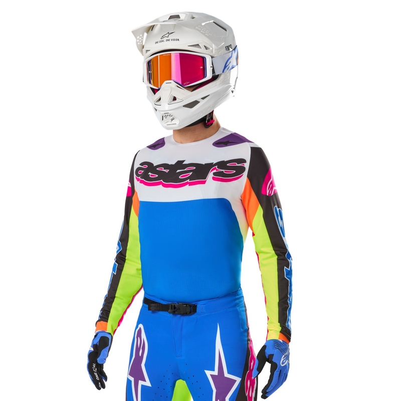 Motocross pelipaita Alpinestars Supertech SX rajoitettu painos HAY monivärinen