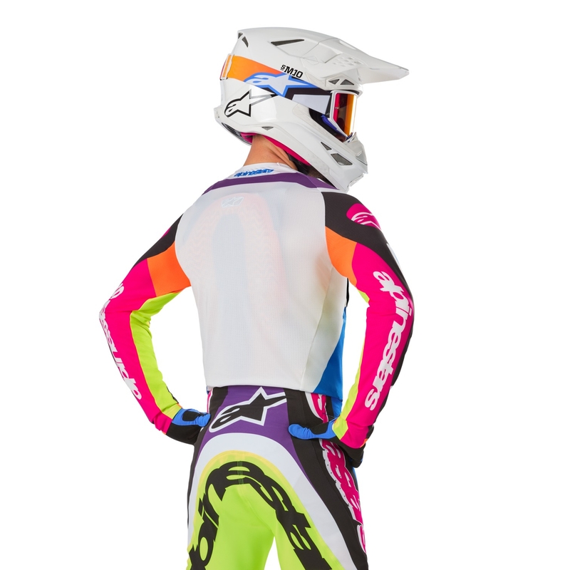Motocross pelipaita Alpinestars Supertech SX rajoitettu painos HAY monivärinen