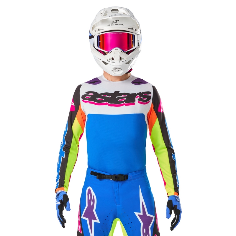 Motocross pelipaita Alpinestars Supertech SX rajoitettu painos HAY monivärinen