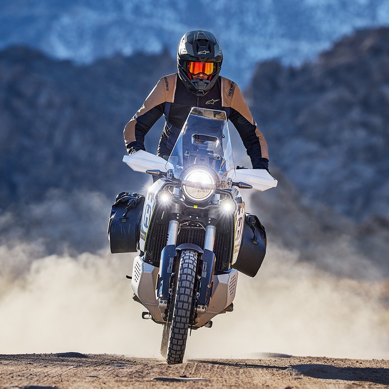 Alpinestars ST-2 Air tummansininen-tumma khaki-musta moottoripyörätakki