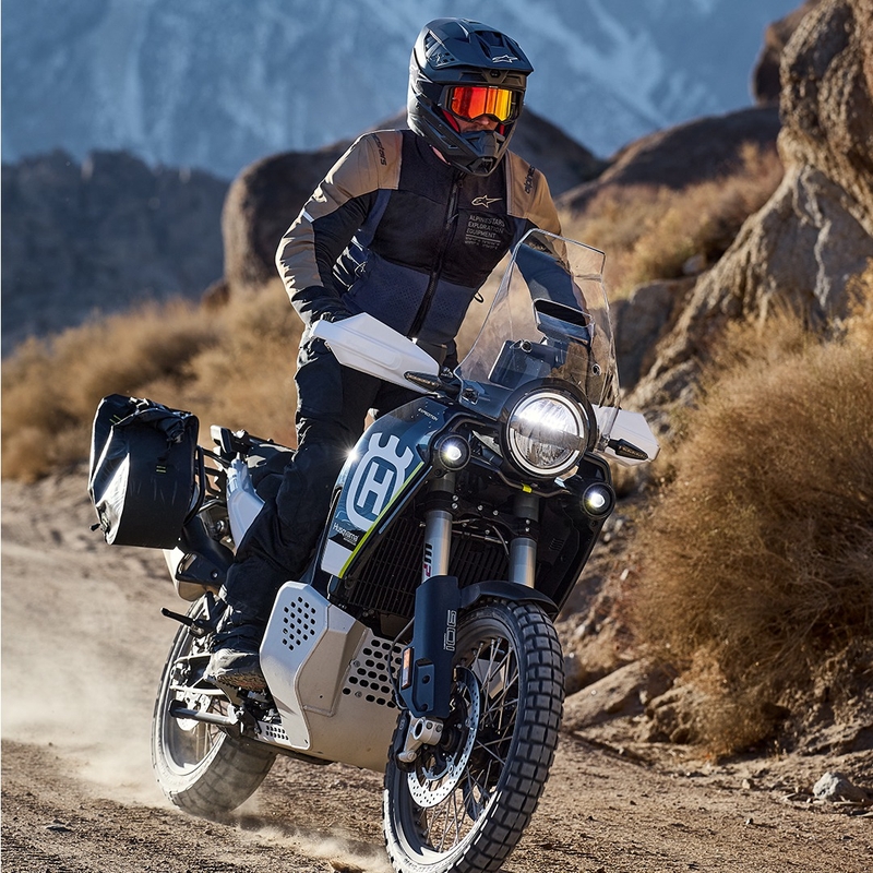Alpinestars ST-2 Air tummansininen-tumma khaki-musta moottoripyörätakki