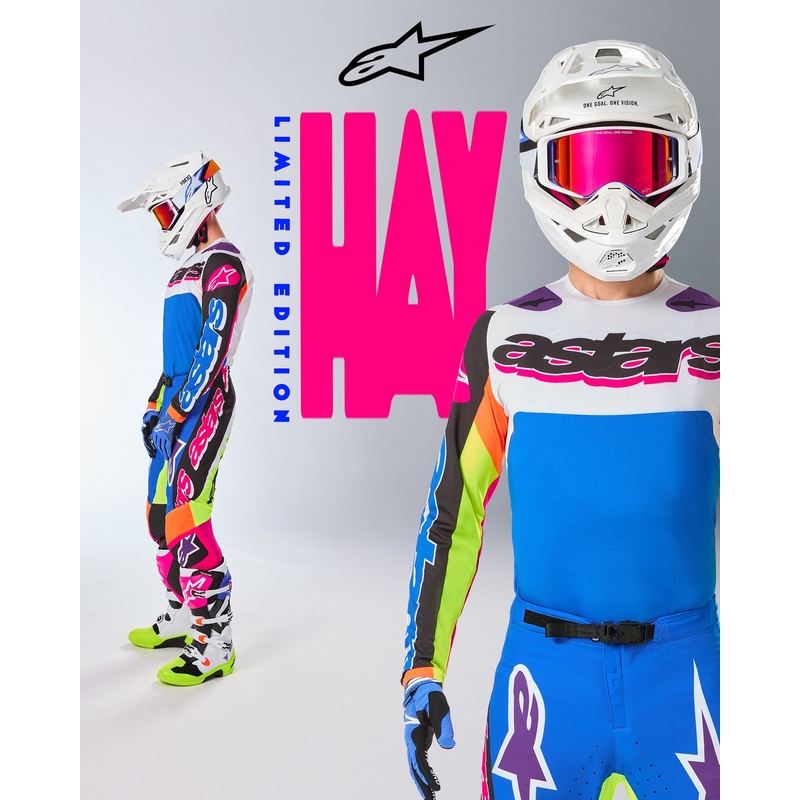 Motocross housut Alpinestars SUPERTECH rajoitettu painos HAY monivärinen