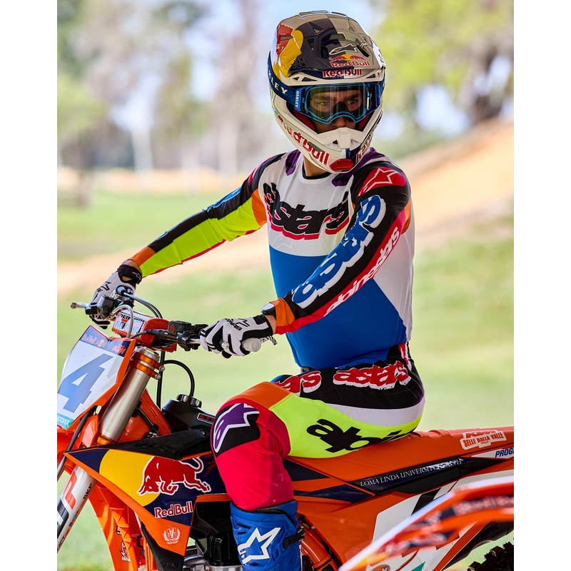 Motocross housut Alpinestars SUPERTECH rajoitettu painos HAY monivärinen