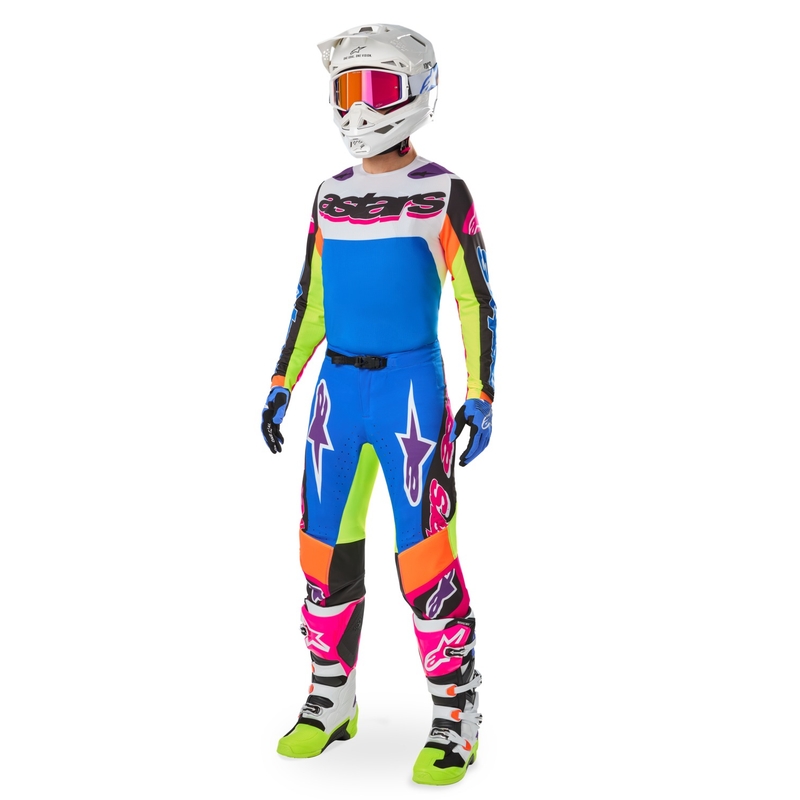 Motocross housut Alpinestars SUPERTECH rajoitettu painos HAY monivärinen