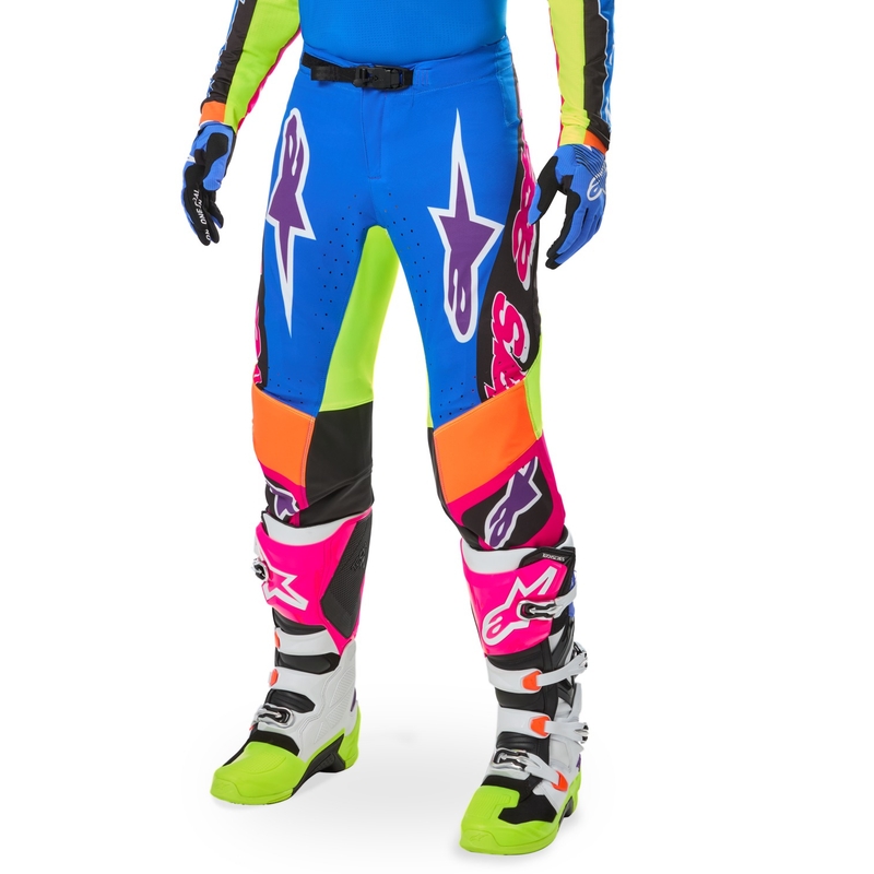 Motocross housut Alpinestars SUPERTECH rajoitettu painos HAY monivärinen