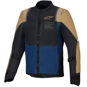 Alpinestars ST-2 Air tummansininen-tumma khaki-musta moottoripyörätakki