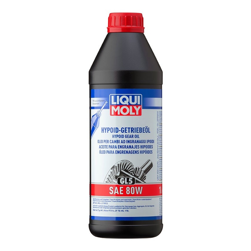 LIQUI MOLY Hypoid Gear Oil SAE 80W 1 l