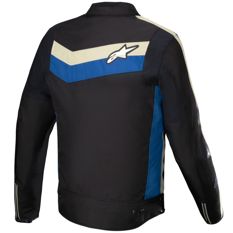 Alpinestars T-Dyno vedenkestävä musta-sininen-beige moottoripyöräily takki
