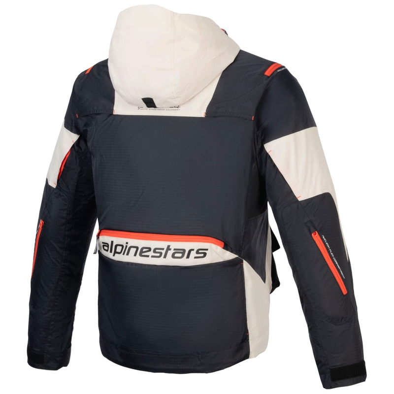 Alpinestars MOGRESS AIR musta-manteli-oranssi moottoripyörätakki