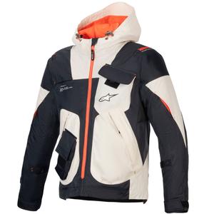Alpinestars MOGRESS AIR musta-manteli-oranssi moottoripyörätakki