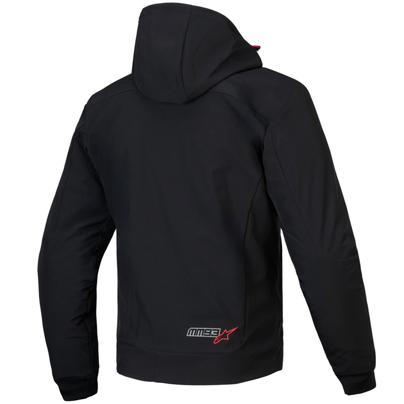 Alpinestars RADIUM TECH HOODIE MM93 musta-punainen-harmaa