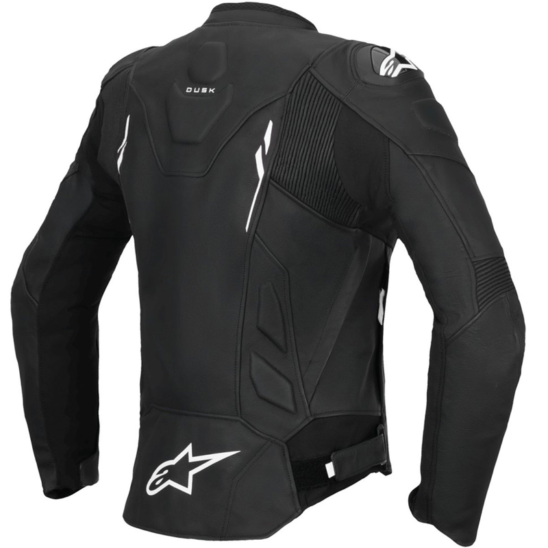 Alpinestars Stella Dusk Naisten mustavalkoinen nahkainen moottoripyöräily takki