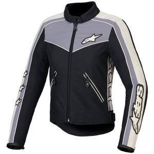 Alpinestars Naisten Stella T-Dyno vedenkestävä musta-tummanharmaa-harmaa-beige moottoripyöräily takki