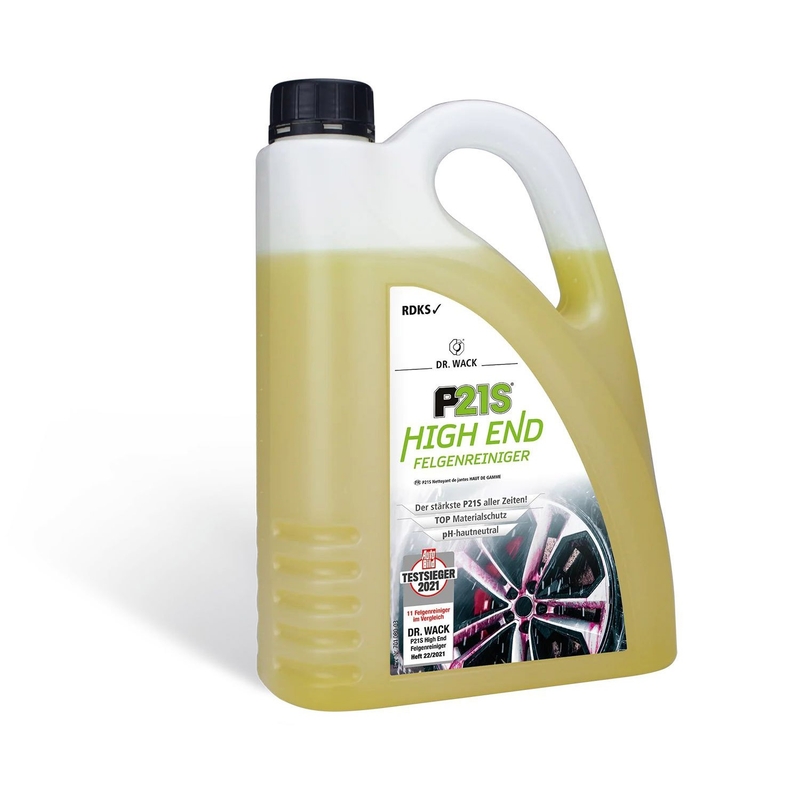 Dr. Wack High End Wheel Cleaner 2 l geelivanteiden puhdistusaine rautapitoisten epäpuhtauksien reaktiota varten