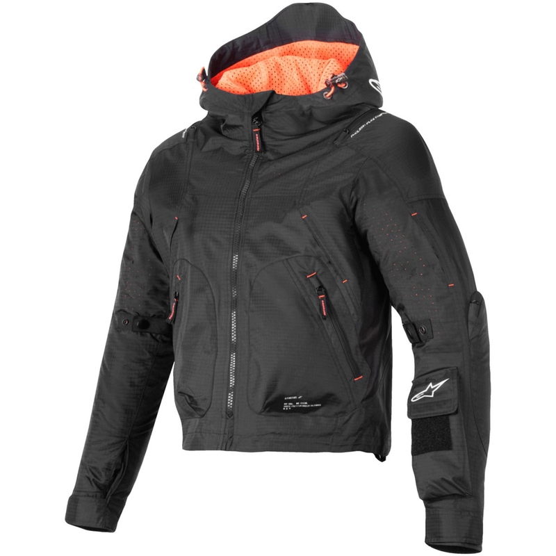 Alpinestars MOLLY AIR naisten moottoripyörätakki musta-fluo korallipunainen