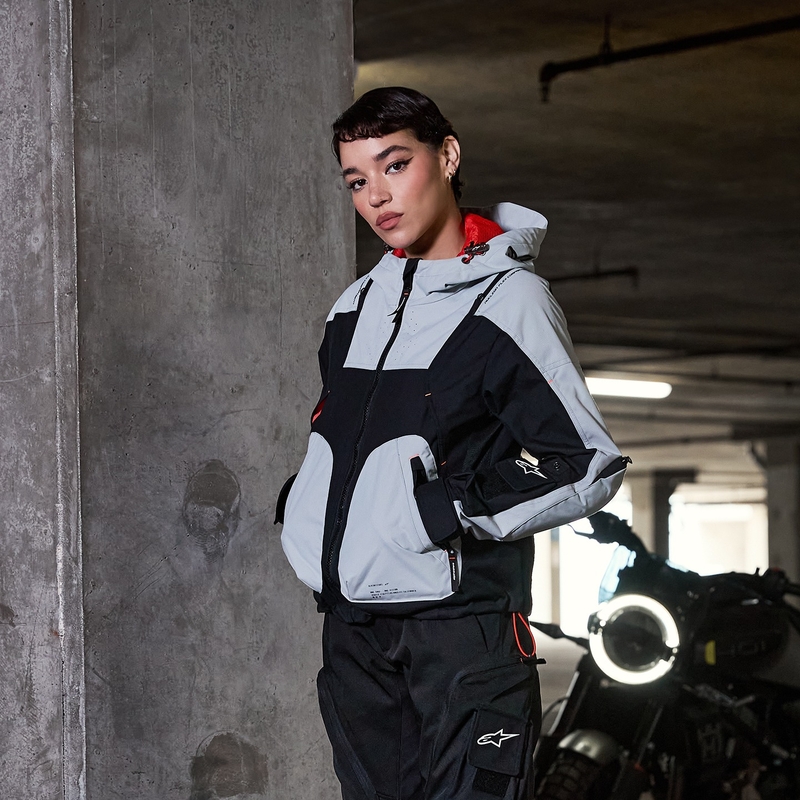 Alpinestars MOLLY AIR naisten moottoripyöräily takki musta-manteli