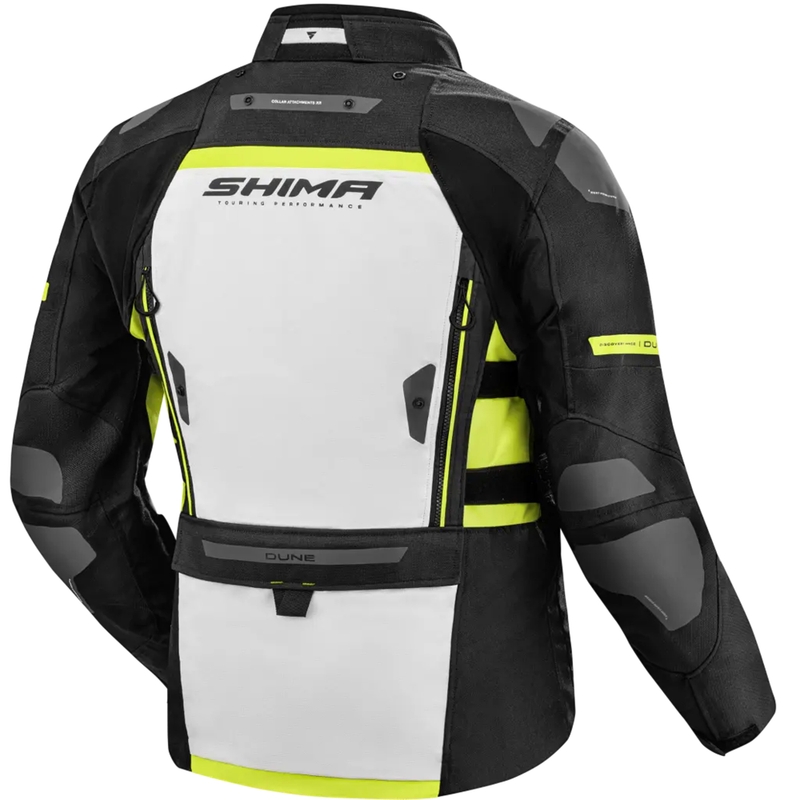 Moottoripyörätakki Shima Dune fluo-keltainen