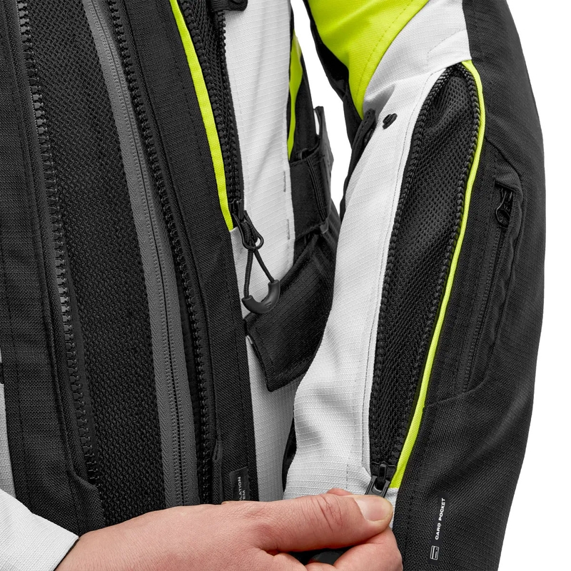 Moottoripyörätakki Shima Dune fluo-keltainen